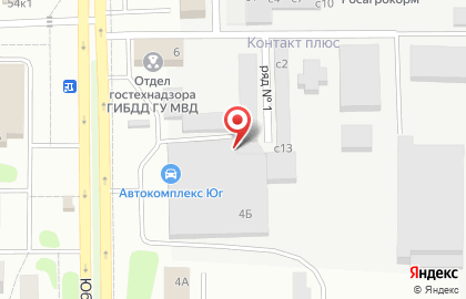 Автомойка, ООО ЮГ на карте