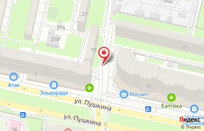 Киоск фастфудной продукции в Ленинском районе на карте