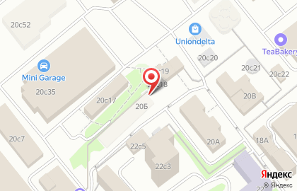 Курьерская служба Сити д на Бережковской набережной на карте