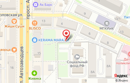 Магазин и киоск Чебаркульский молочный завод на Орловской улице на карте
