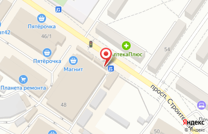 Булочная-пекарня Жар-Свежар на проспекте Строителей на карте