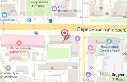 Точки распространения журнала SHOP & GO на Первомайском проспекте на карте
