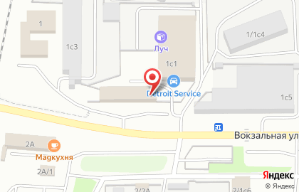 Торговая компания ТехноДОМ на Вокзальной улице на карте