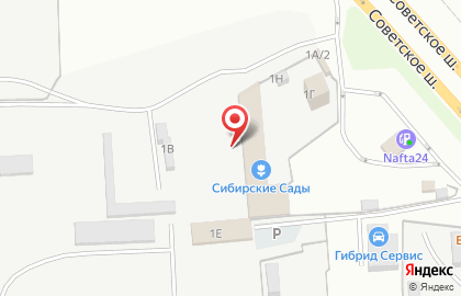 Торговая компания Акватекс на Советском шоссе на карте