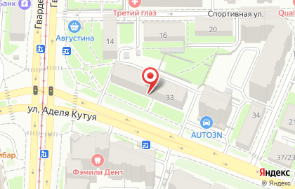 Комплексный центр социального обслуживания населения в городском округе г. Казани на улице Аделя Кутуя на карте