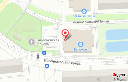 Магазин колбасных изделий Рублёвский на Новочеркасском бульваре на карте