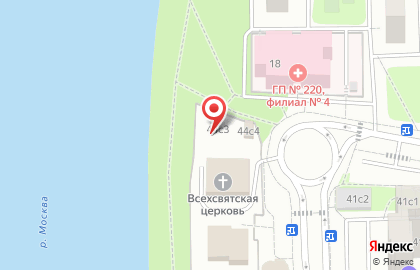 Храм преподобного Серафима Саровского в Москве на карте