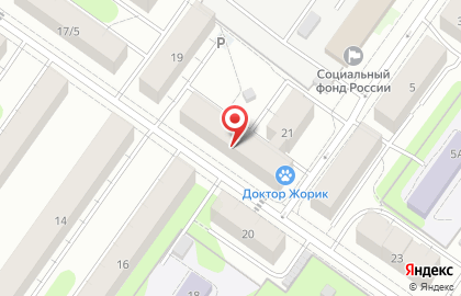 Продуктовый магазин в Твери на карте