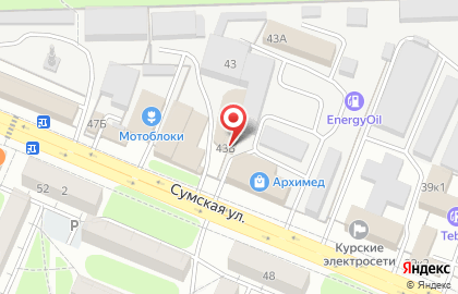 Торговая компания Левша в Сеймском районе на карте