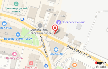 На Московской на карте