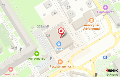 Служба доставки Сестрица на проспекте Кораблестроителей на карте
