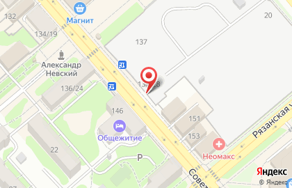 Пункт выдачи товара Фортрез на Советской улице на карте