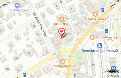 Ателье в Калининграде на карте