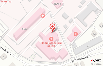 Областной перинатальный центр во Владимире на карте