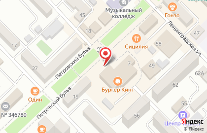 Банкомат СберБанк на Петровском бульваре, 7 в Азове на карте