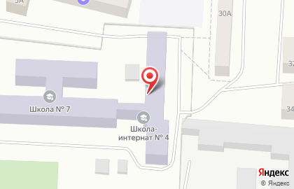 Санаторная школа-интернат №4 на Шахтинской улице на карте
