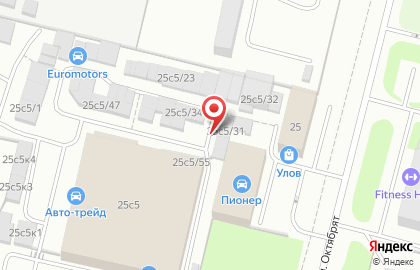 Магазин автотоваров на Московском проспекте на карте