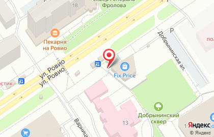 Булочная Bekker на улице Ровио, 13/2 на карте
