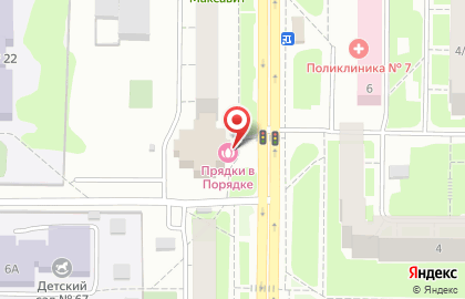 Магазин Юнга в Нижегородском районе на карте