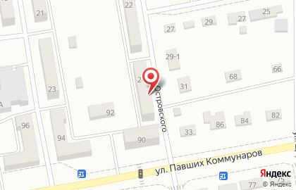 Избирательный участок №43 на улице Островского на карте