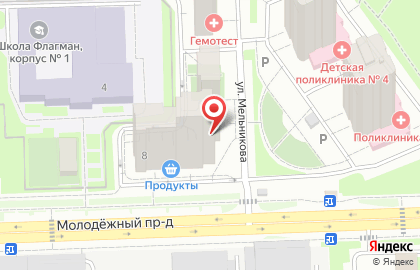 Компания Имбагент в Молодёжном проезде в Химках на карте
