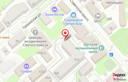 М-Фитнес на Советском проспекте на карте