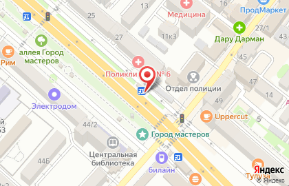Киоск по продаже фастфудной продукции на проспекте Имама Шамиля на карте