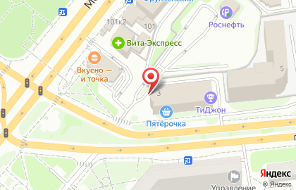 Кредитный брокер Найди кредит в Фрунзенском районе на карте