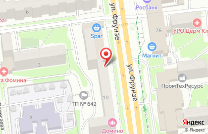 Магазин алкогольной продукции Градус Широты Душевной в Советском районе на карте