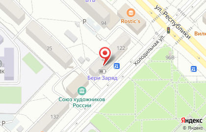 Производственная компания Печати5 на Холодильной улице на карте