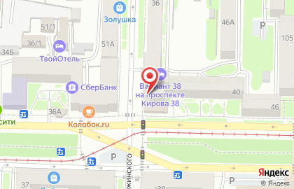 585 на проспекте Кирова на карте