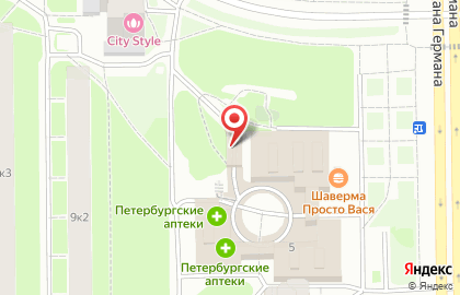 Лавис на улице Партизана Германа на карте
