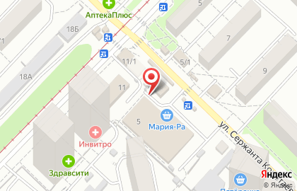 Киоск по продаже мясной продукции на Оловозаводской улице на карте