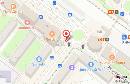 Салон-парикмахерская Орхидея на Московской улице на карте
