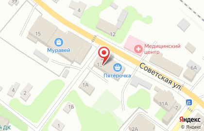 Супермаркет Пятёрочка в Москве на карте