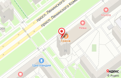 Магазин разливных напитков на проспекте Ленинского Комсомола на карте