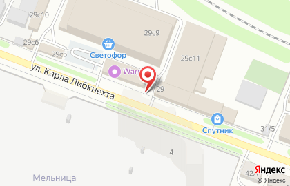 Компания Техноавиа на улице Карла Либкнехта на карте