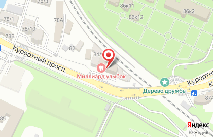 Студия эпиляции la Zero Adler на Курортном проспекте на карте