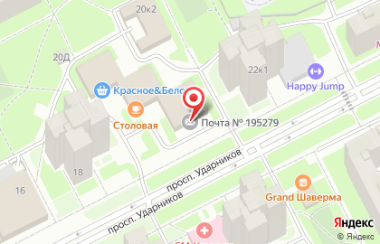 Почта России в Санкт-Петербурге на карте