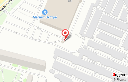 Шиномонтажная мастерская 5 колесо на улице Колотилова на карте
