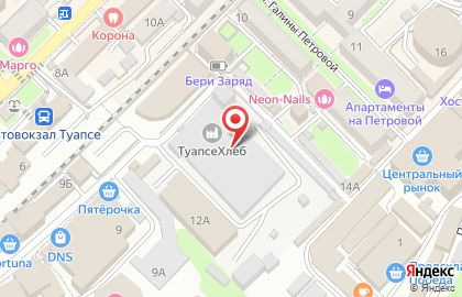 Туапсехлеб, ОАО, хлебокомбинат на карте