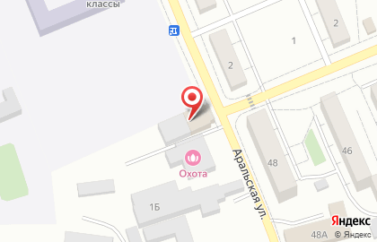 Автомойка на Аральской, 1а на карте