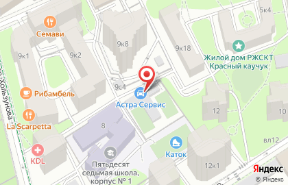 Автомойка Астра Сервис на карте