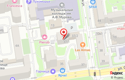 Акомп на улице Орджоникидзе на карте