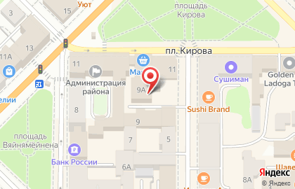 Аптека Апрель в Петрозаводске на карте