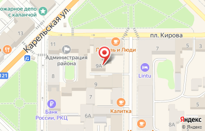 Аптека Апрель в Петрозаводске на карте