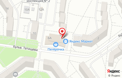 Транспортная компания Трэк в Автозаводском районе на карте