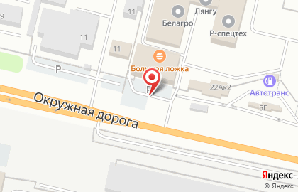 Транзит на 197 километре Окружной дороги на карте