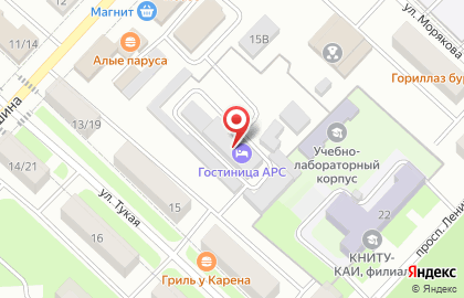 Автомойка АРС в Лениногорске на карте