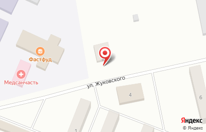 Пожарная часть №111 на улице Жуковского на карте